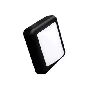Applique Murale LED 4W Noire Carrée IP65 - Blanc Chaud 2300K - 3500K - SILAMP - Publicité