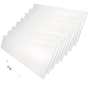 Panneau LED 120x30 48W BLANC (Pack de 8) - Blanc Chaud 2300K - 3500K - SILAMP