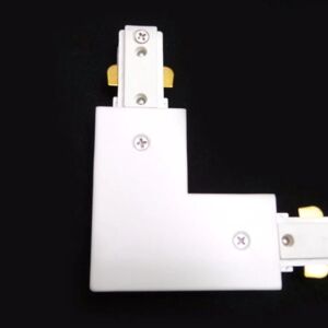 Connecteur LED pour Rail Monophasé Angle 90° BLANC - SILAMP - Publicité