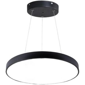 Kit Plafonnier LED Noir 54W 60cm avec Kit de Suspension - Blanc Chaud 2300K - 3500K - SILAMP