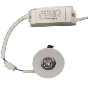 Mini Spot LED Encastrable 3W 24° Rond - Blanc Chaud 2300K - 3500K - SILAMP