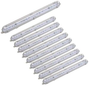 Reglette etanche pour Tube LED T8 60cm IP65 (Boitier vide) (Pack de 10) - SILAMP