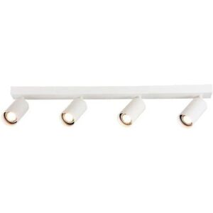 Plafonnier 4 Spots Orientables Blanc pour Ampoule GU10 - SILAMP