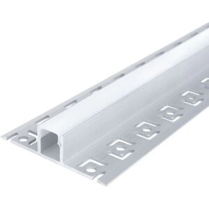 Profile Aluminium Encastrable 2m pour Ruban LED - SILAMP