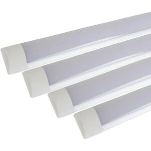 Réglette LED 90cm 24W (Pack de 4) - Blanc Froid 6000K - 8000K - SILAMP