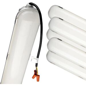 Réglette LED Étanche 120cm 60W Haut rendement 120lm/W LED Samsung (Pack de 6) - Blanc Froid 6000K - 8000K - SILAMP