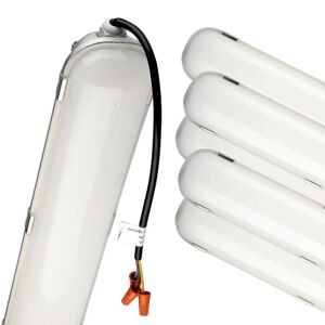 Réglette LED Étanche 150cm 70W Haut rendement 120lm/W LED Samsung (Pack de 6) - Blanc Neutre 4000K - 5500K - SILAMP