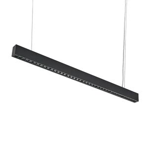 Réglette Suspendue LED 120cm 35W Noir - Blanc Neutre 4000K - 5500K - SILAMP - Publicité