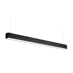 Réglette Suspendue LED Large 120cm 35W Noir - Blanc Froid 6000K - 8000K - SILAMP - Publicité