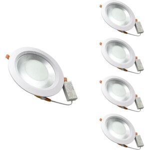 Spot LED Encastrable COB Rond 30W Ø225mm (Pack de 5) - Blanc Chaud 2300K - 3500K - SILAMP