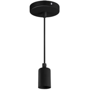 Suspension Ampoule E27 100cm Noir - SILAMP