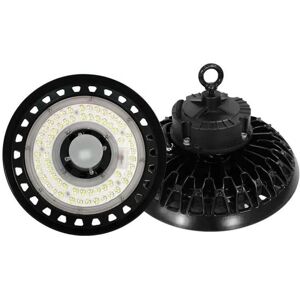 Suspension Industrielle UFO 100W 160lm/W avec Detecteur de mouvement - Blanc Neutre 4000K - 5500K - SILAMP