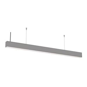 Suspension Linéaire LED 120cm 40W Interconnectable GRIS - SILAMP