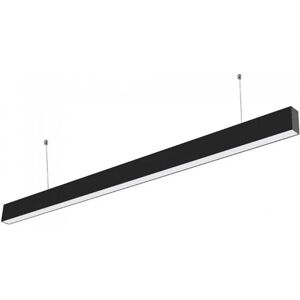 Suspension Linéaire LED 120cm 40W Interconnectable NOIR - SILAMP