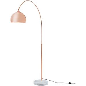 OZAIA Grand lampadaire arc style art déco OMBRAGE - Métal et marbre - H. 180 cm - Cuivré