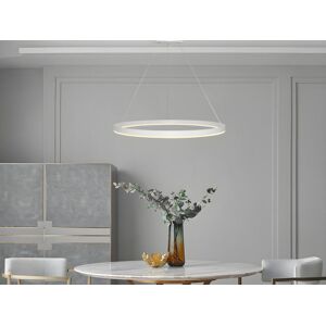 OZAIA Suspension LED anneau en metal D 60 cm Blanc WIGAN