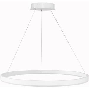 OZAIA Suspension LED anneau en métal - D. 60 cm - Blanc - WIGAN