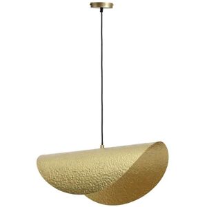 OZAIA Suspension en métal martelé - L.58 x H.24 cm - Doré - GALIAR