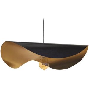 TOSEL GRANDE MADAME - Suspension chapeau de dame metal noir et or