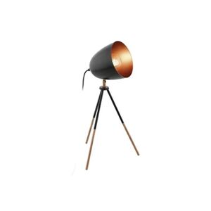 EGLO Lampe de table CHESTER Noir et cuivre 49385 - Publicité