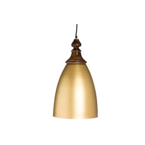 Ixia Lustre en bois et aluminium doré - Hauteur 40 cm - Publicité