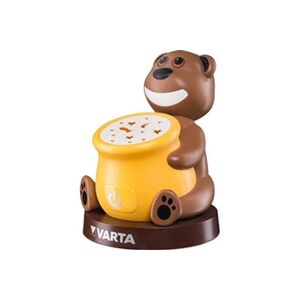 Varta Paul The Bear Flash Light lampada-torcia LED à Forme de Fusée pour enfants avec fonction de veille automatique Stylet et 2 piles high energy AA - Publicité