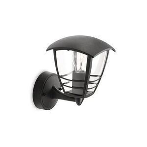 Philips luminaire extérieur lanterne murale montante creek noire 1x60w 230v sans détecteur de mouvement - Publicité