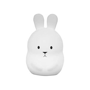 Lumisky Veilleuse bébé lapin sans fil touch LED BUNNY Blanc Silicone H19CM - Publicité