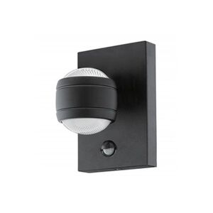 EGLO Lampe murale LED à capteur d'extérieur Sesimba 1 2x3,7 W Noir - Publicité