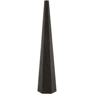 Non renseigné Pied de lampe octogonale en de bois noir Jaya H 141 cm - Publicité