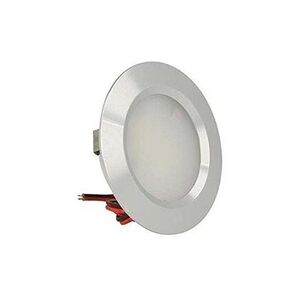 Ledlux mini spot led encastrable rond 3 w ac/dc 12 v dc 24 v trou 50 mm diamètre 68 mm (argent, 3000k) - Publicité