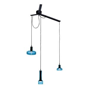 Artemide Lampe À Suspension Stablight (Diffuseur Aquamarine, Structure Noire - Verre Soufflé, Aluminium) - Publicité