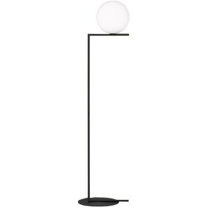 Flos Lampadaire Ic F2 (Noir - Verre Soufflé Et Métal) - Publicité