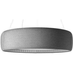 Luceplan Lampe À Suspension Silenzio (Ø150 Cm Gris Pâle - Tissu Kvadrait Remix 2) - Publicité