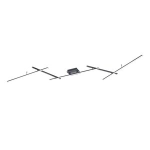 Trio Lighting Trio Arvin Semi-Encastré Led Rgbw Moderne 22w, Noir Mat, 2700-6500k, Télécommande - Publicité