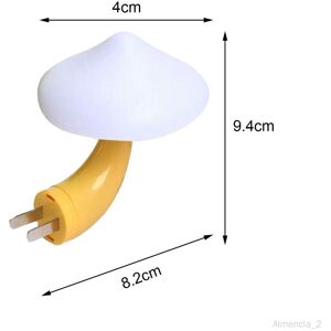 Applique Murale À Brancher, Veilleuse Champignon Pour Enfants, Lampe Murale Décorative, Lampe Champignon Pour Escaliers, Salle De Bain Lumière Verte - Publicité