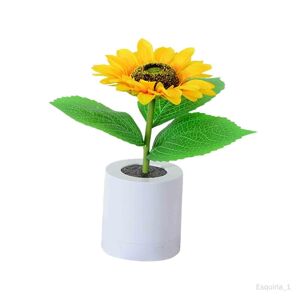 Veilleuse Décorative En Forme De Fleurs, Lampe De Bureau, Cadeau 1 Tête - Publicité