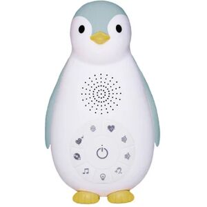 ZAZU Boîte a musique Bluetooth Zoe le pingouin, veilleuse, bleu