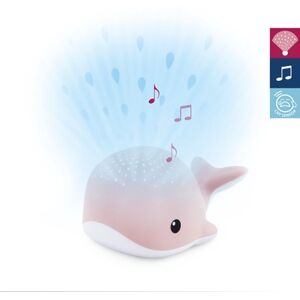 Veilleuse projecteur Wally baleine rose