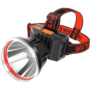 Phare LED Super lumineux, Rechargeable par USB, lampe de mineur, lampe de poche éblouissante haute puissance, lampe torche de pêche sur le terrain montée sur la tête