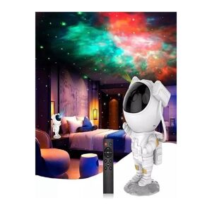 Veilleuse d astronaute avec nébuleuse à projection contrôlée et vue sur la Voie lactée - Publicité