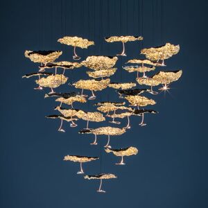 Catellani & Smith Gold Moon Chandelier Suspension LED, CGM35CLVO, - Publicité