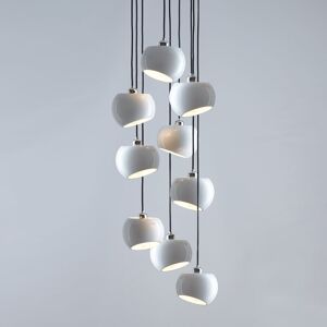 LICHT IM RAUM White Moons 9 Suspension, rond, 233LE090PO,