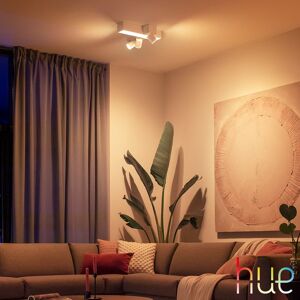 Philips Hue Centris Cross Plafonnier LED RVBB, 4 sources de lumière, 5060831P7, - Publicité