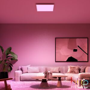 Philips Hue Surimu RVBB Plafonnier à LED avec variateur, forme carrée, 8719514355071, - Publicité