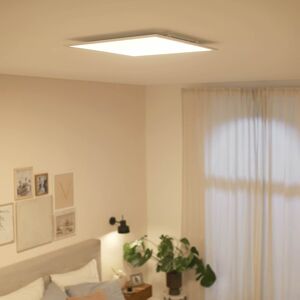 Philips Touch Plafonnier à LED carré avec variateur, 8719514326682,