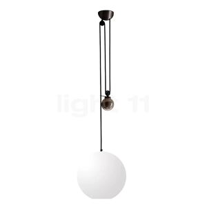 Artemide Aggregato Saliscendi Suspension, opale - abat-jour globe - grande