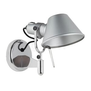 Artemide Tolomeo Faretto avec interrupteur, aluminium