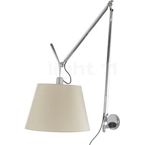 Artemide Tolomeo Mega Parete, châssis aluminium/abat-jour parchemin - ø42 cm - variateur - Publicité