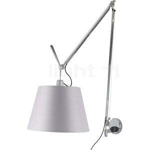 Artemide Tolomeo Mega Parete, châssis aluminium/abat-jour satin - ø36 cm - variateur - Publicité